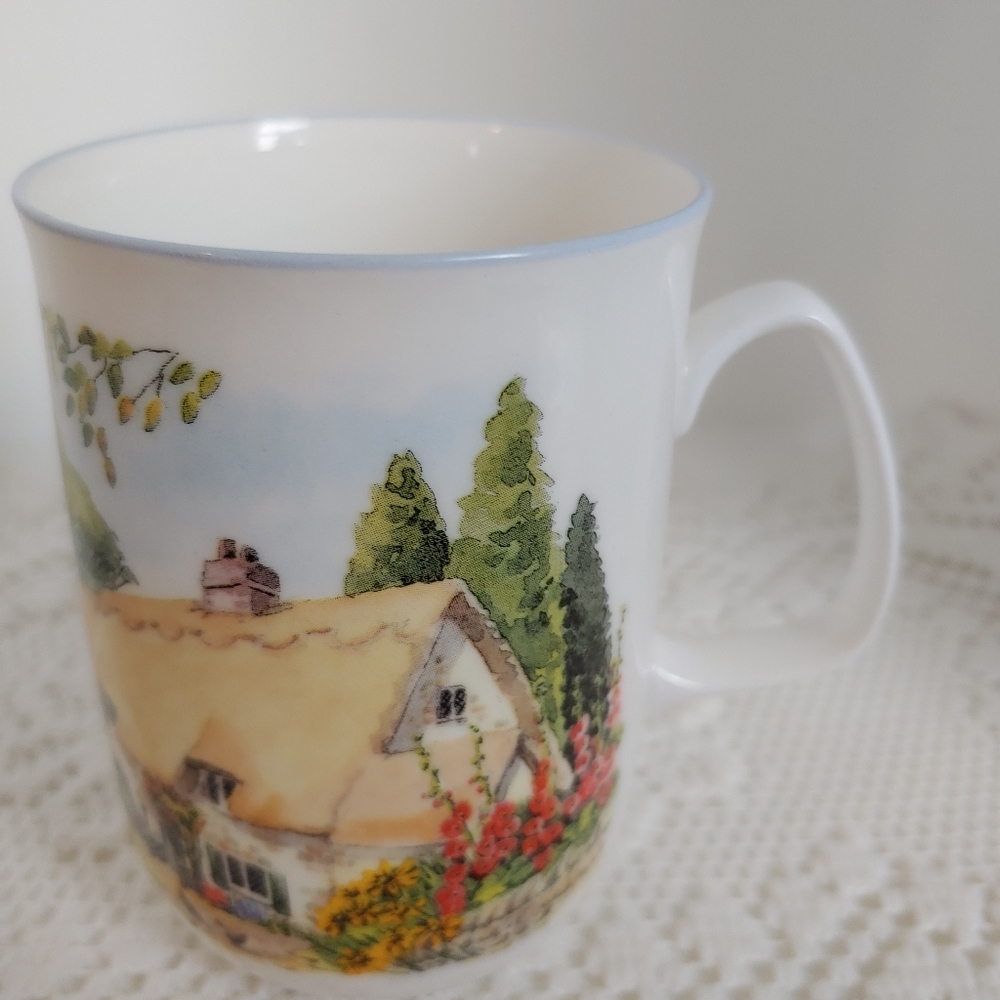 Rose of England Bone China Cottage Coffee/Tea Cup